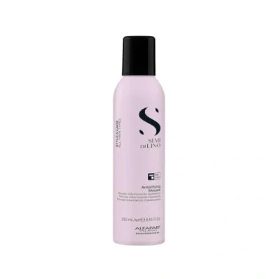 Image de Alfaparf Milano Semi Di Lino Style&amp;Care Amplifying mousse 250ml cheveux fins tenue légère