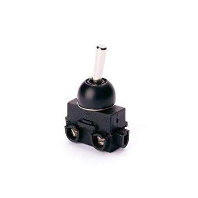 Image de Interrupteur encastré On/Off 250 V Luminaire 1 pôle 2 (1) A LS Doré/argenté vieilli, noir