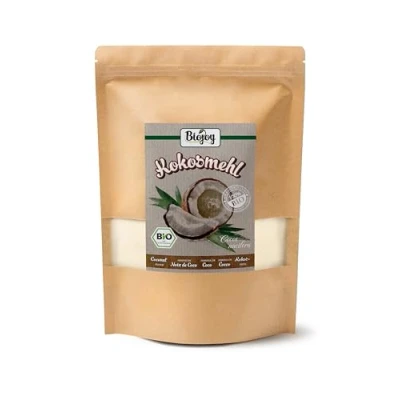 Image de Biojoy Farine de coco BIO (1 kg), non raffinée et déshuilée