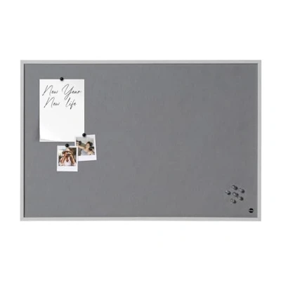 Image de Bi Office Tableau d&#039;Affichage New Basic, Surface en Feutre Gris avec Cadre 885 x 585 mm
