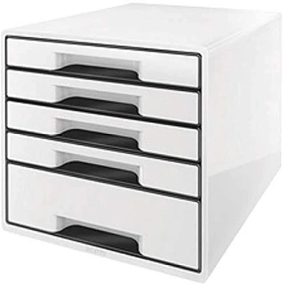 Image de Leitz Porte Étiquette pour Blocs de Classement WOW, Lot 5, Transparent, 61110000