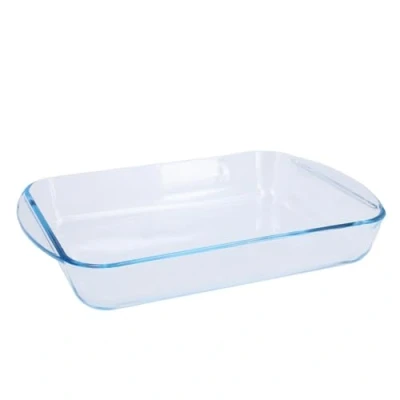 Image de Pyrex 3059019 Lasagneforme rectangulaire, Verre, Ecru