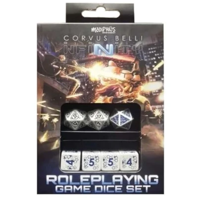 Image de Modiphius Infinity: Factions Dice Sets Aleph Set Role Playing Game RPG English