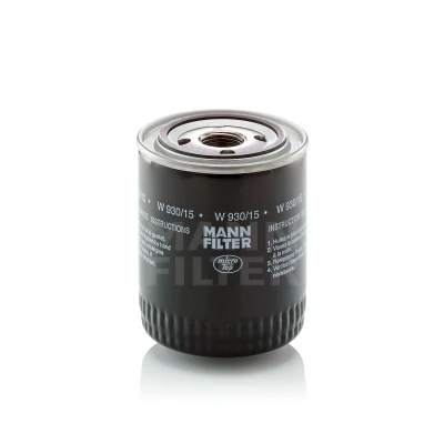 Image de MANN FILTER W 930/15 Filtre à huile 1 12 UNF vissé