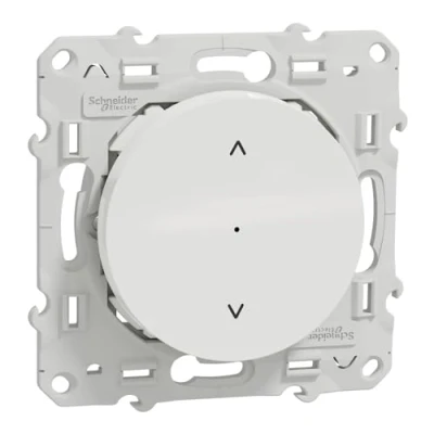 Image de Schneider Electric S520567W Wiser Odace interrupteur volet roulant 4A Zigbee blanc