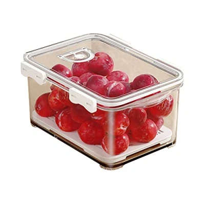 Image de JOYBOS Boîte de rangement transparente avec couvercle 5,5 l