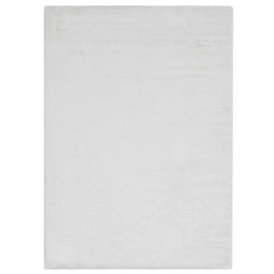 Image de LUXOR living Coste Tapis Moelleux en Fausse Fourrure pour Chambre à Coucher Idéal comme Descente de lit Confortable d&#039;agneau 120 x 170 cm Blanc