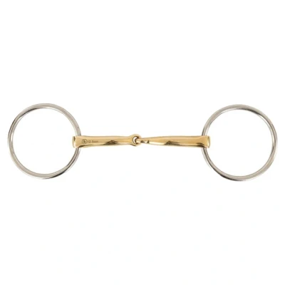 Image de BR Mors de Filet Soft Contact Magie incurvée simple cassée 12 mm 12,5cm