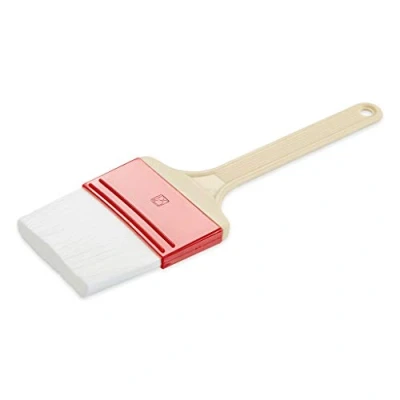 Image de thermohauser pinceau en poils de polyester blancs, largeur du : 7,5 cm, longueur des environ 4 cm.