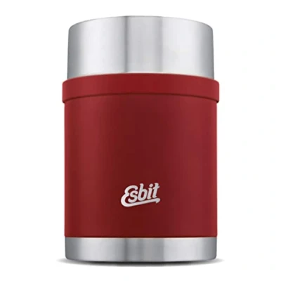 Image de Esbit Récipient isotherme Sculptor pour aliments de maintien au chaud 750 ml in Burgundy en acier inoxydable chauds et froids