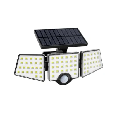 Image de LE Lampe Solaire Exterieur, 72 LED Lumiere Détecteur de Mouvement 1200LM 6500K, 360 Rotatif Spot Solaire, Projecteur Sécurité IP65 Étanche, Angle d&#039;éclairage 270