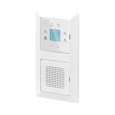 Image de UNITEC Radio encastrée avec Fonction Tactile et Bluetooth, Blanche, Montage Vertical Horizontal