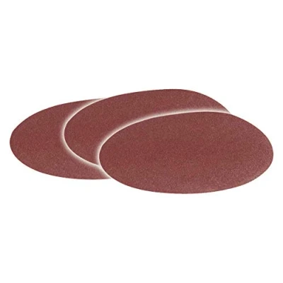Image de Scheppach 7903301701 Accessoire pour ponceuse/Kit Papier abrasif velcro, convient les Ponceuse à bande et bts700, grain 80/120/180, diamètre 125 mm