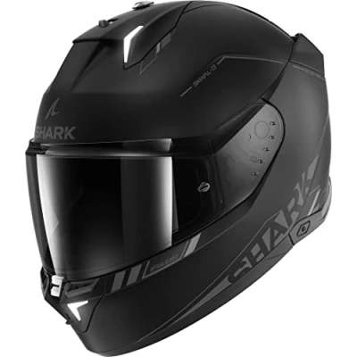 Image de SHARK, Casque Moto intégral SKWAL i3 Blank SP Noir Mat, L