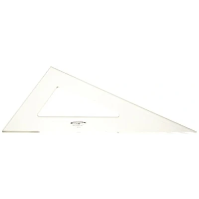 Image de Graphoplex Equerre 60 3 bords droits 32 cm Transparent