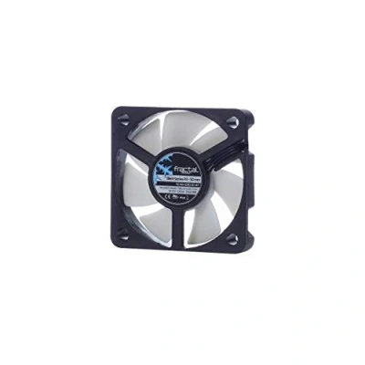 Image de Fractal Design Silent Series R3 White Fan d&#039;ordinateur 50 millimètres 3500 RPM Optimisé pour Un débit d&#039;air élevé Câble Plat Roulements de Fusil 12v Noir/Blanc (Single)