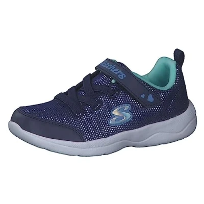 Image de Skechers Garçon Skech stepz 2.0 Mini Wanderer Basket, Textile Noir avec Bordure Synthétique Bleue, 28 EU