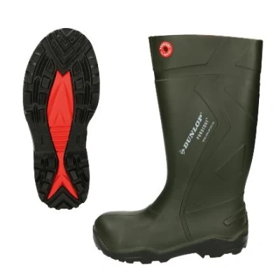 Image de Dunlop Mixte C762933 S5 Purofort+ Groen Bottes De Sécurité Taille 44, Vert Noir, 45 EU