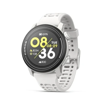 Image de COROS Pace 3 Montre GPS de Sport, légère et Confortable, 17 Jours d&#039;autonomie, Double fréquence, fréquence Cardiaque, Navigation, Suivi du Sommeil,Course à Pied, vélo skiavec (Silicon Blanc)