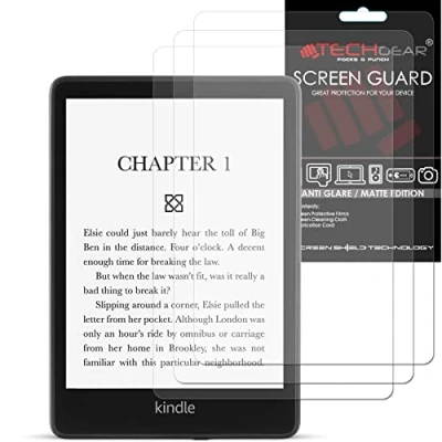 Image de TECHGEAR [3 Pack Film de Protection Écran Anti Reflet Mat Compatible avec Amazon Kindle Paperwhite 5 / Signature/Paperwhite Kids 6,8 pouces (2021 11ème Génération)