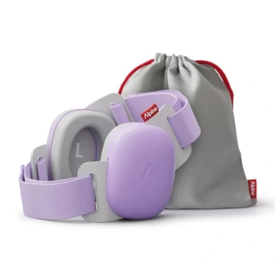 Image de Alpine New Muffy Baby 24 dB, Certifiée CE Protection Auditive Innovante pour Bébés et Enfants Jusqu’à 4 Ans, Confort Ultime, Voyages, Feux d&#039;artifice, Spectacles Violet