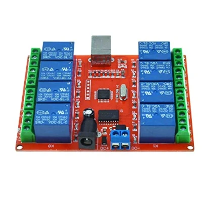 Image de Commutateur de commande USB 1/2/4/8 canaux 10 A PC Module relais libre Drive programmable pour ordinateur Contrôleur intelligent (5 V 8 canaux)