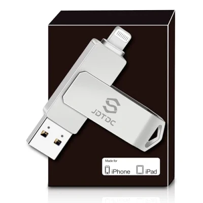 Image de Clé Photo 256 Go certifiée MFi pour iPhone Stockage USB Lightning iPad Externe Stick Memory