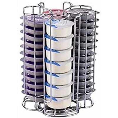 Image de Exzact Porte Capsules de Café Compatible avec Tassimo (52 x capsules) Supports pour Support Rotatif