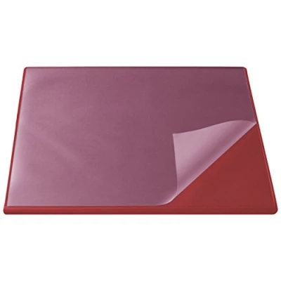 Image de Läufer Durella Flexoplan 44624 Sous main antidérapant avec protection des bords et support transparent Rouge 52 x 65 cm