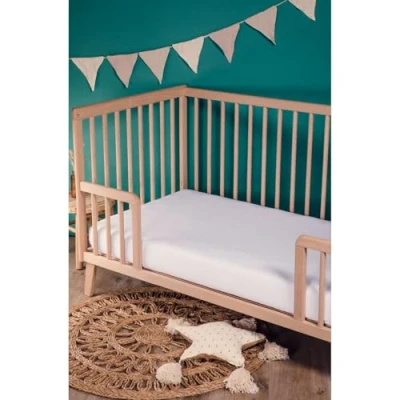 Image de Kadolis Alèse bébé imperméable Fabuleuse 60x120 cm Drap Housse 2 en 1 Protège Matelas pour lit Protection optimale sans PVC OEKOTEX