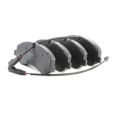 Image de RIDEX 402B0588 Jeu de plaquettes frein Essieu avant contact signal d&#039;usure inclus FORD: Transit Custom V362 Minibus, Tourneo Minibus