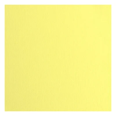 Image de vaessen creative Florence Papier Cartonné, Jaune (Crocus), 216g, Carré, 30,5 x cm, 20 Feuilles, Surface Texturée, pour Peindre, Scrapbooking et plus, 30,5x30,5cm