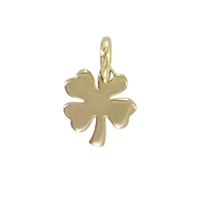Image de LES POULETTES BIJOUX Pendentif Plaqué Or Mini Trèfle