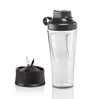 Image de Bosch für Optimum Küchenmaschine und VitaPower Series 4 Standmixer Gourde to Go, Tritan, Transparent/Noir