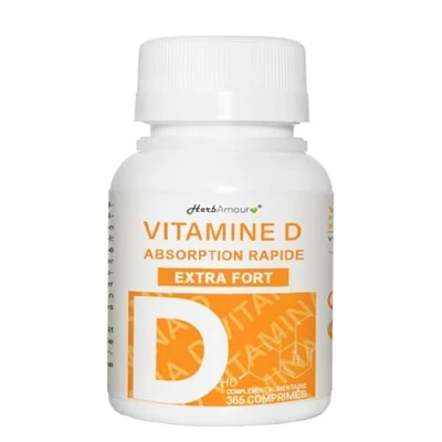 Image de VITAMINE D 2.000 UI HAUTE CONCENTRATION À ABSORPTION RAPIDE I 365 Micro Comprimés (Stock Pour 12 Mois) Sans Gluten, Lactose, Sucres et Soja