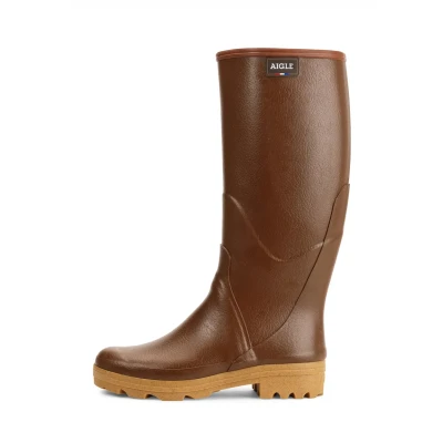 Image de Aigle Stiefel Chambord PRO 2 Bottes en caoutchouc, Homme, Taille: 42, Brown Caoutchouc naturel