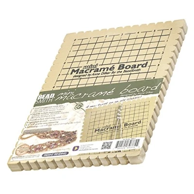 Image de Beadsmith Mini planche en macramé de 15,24 x 22,86 cm avec instructions [Français non garanti]