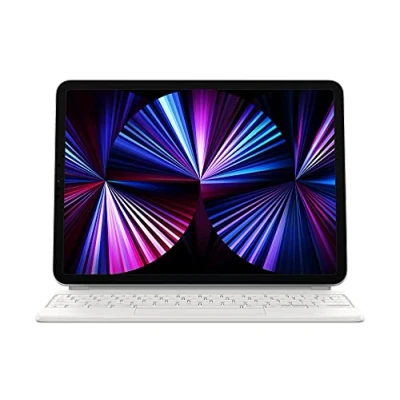 Image de Apple Magic Keyboard (pour iPad Pro 11 pouces 1 4ᵉ Gen, Air 4 5ᵉ M2) (QWERTY États Unis) Blanc (Reconditionné)