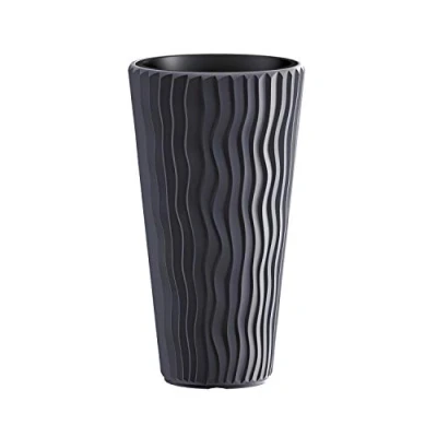 Image de ZANVIC Pot Sandy Slim, Anthracite, 39 cm