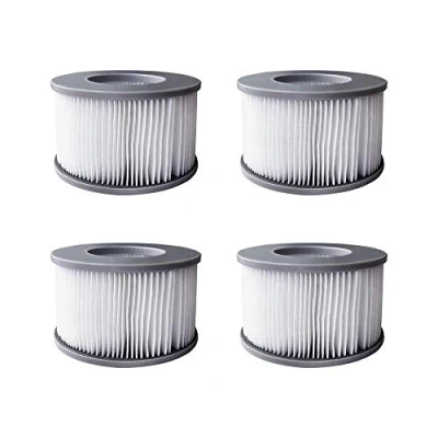 Image de YanBan 4pcs Filtres de Bain à remous pour MSPA piscines gonflables, Pompe Cartouche filtrante Version améliorée Tous Les spas actuels
