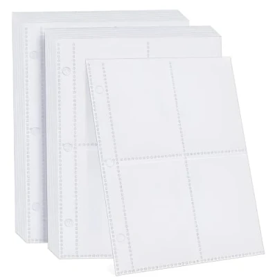 Image de MAGIC SELECT Pochette Plastique pour Carte Porte Cartes, 400 Pochettes Cartes à Collectionner Documents de Collection A5 Transparentes, Pages D&#039;album Jeu YU Gi Oh