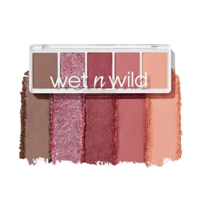Image de Wet n Wild, Color Icon 5 Pan Palette, Palette de Fards à Paupières avec Teintes Richement Pigmentées pour le Maquillage Quotidien, Formule Longue Durée et Facile Mélanger, Full Bloomin