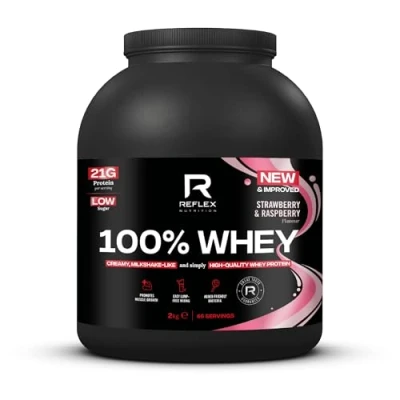 Image de Reflex Nutrition 100% Whey Strawberries &amp; Cream 2000 g