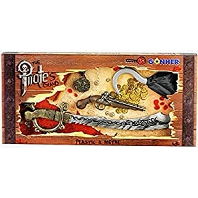 Image de Gonher 441/0 Jouer kit The Pirate&#039;s Island Deluxe Noir