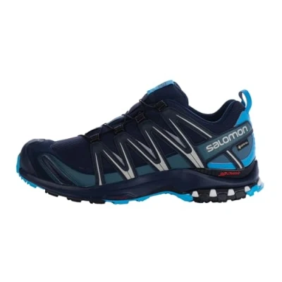 Image de Salomon XA Pro 3D Gore Tex Wasserdichte Homme Chaussures de Trail, Outdoor bereit, Grip, Langlebiger Schutz, Navy Blazer, 45 1/3