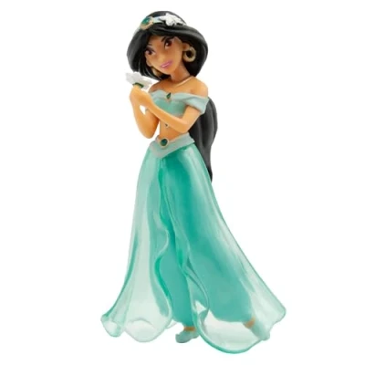 Image de Bullyland 12455 Figurine Princesse Jasmin de Walt Disney Aladdin d&#039;environ 9,7 cm, détaillée, idéale comme gâteau et Petit Cadeau pour Les Enfants à partir 3 Ans