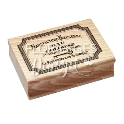 Image de Florilèges Design Tampon bois, Dimensions : 5 x 7 cm