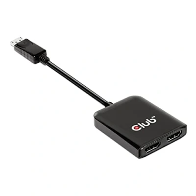 Image de Club 3D Multi Stream Transport (MST) Hub DisplayPort 1.4 to HDMI, W126644074 (Hub HDMI Dual Monitor 4K60Hz M/F CLUB3D 1.4)