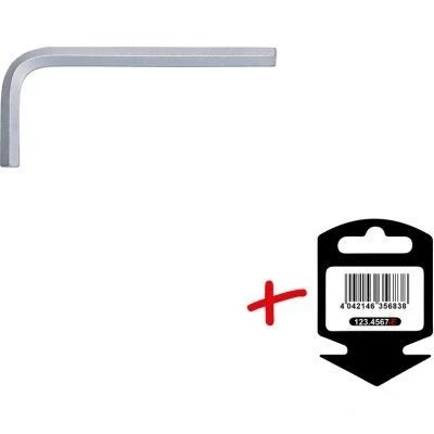 Image de KS TOOLS 151.2024 E Tournevis coudé héxagonal intérieur 74, 29 4,0