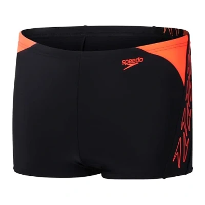 Image de Speedo Hyper Boom Splice I Aquashort Garçon, Noir/Bleu, 11 12 Ans